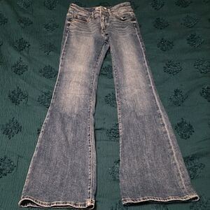 BKE Flare Women's Jeans in Classic Blue